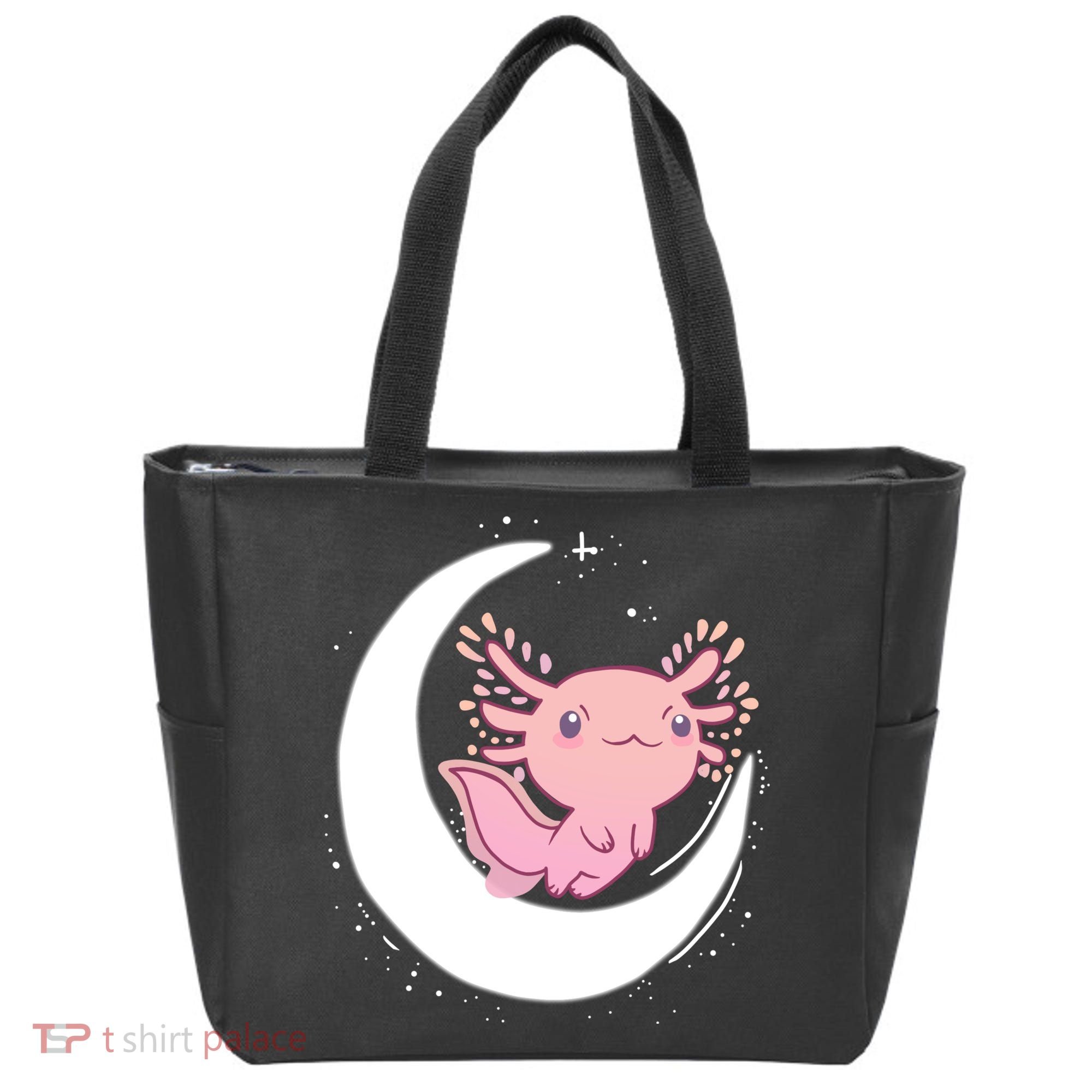 Space Axolotl Tote Bag