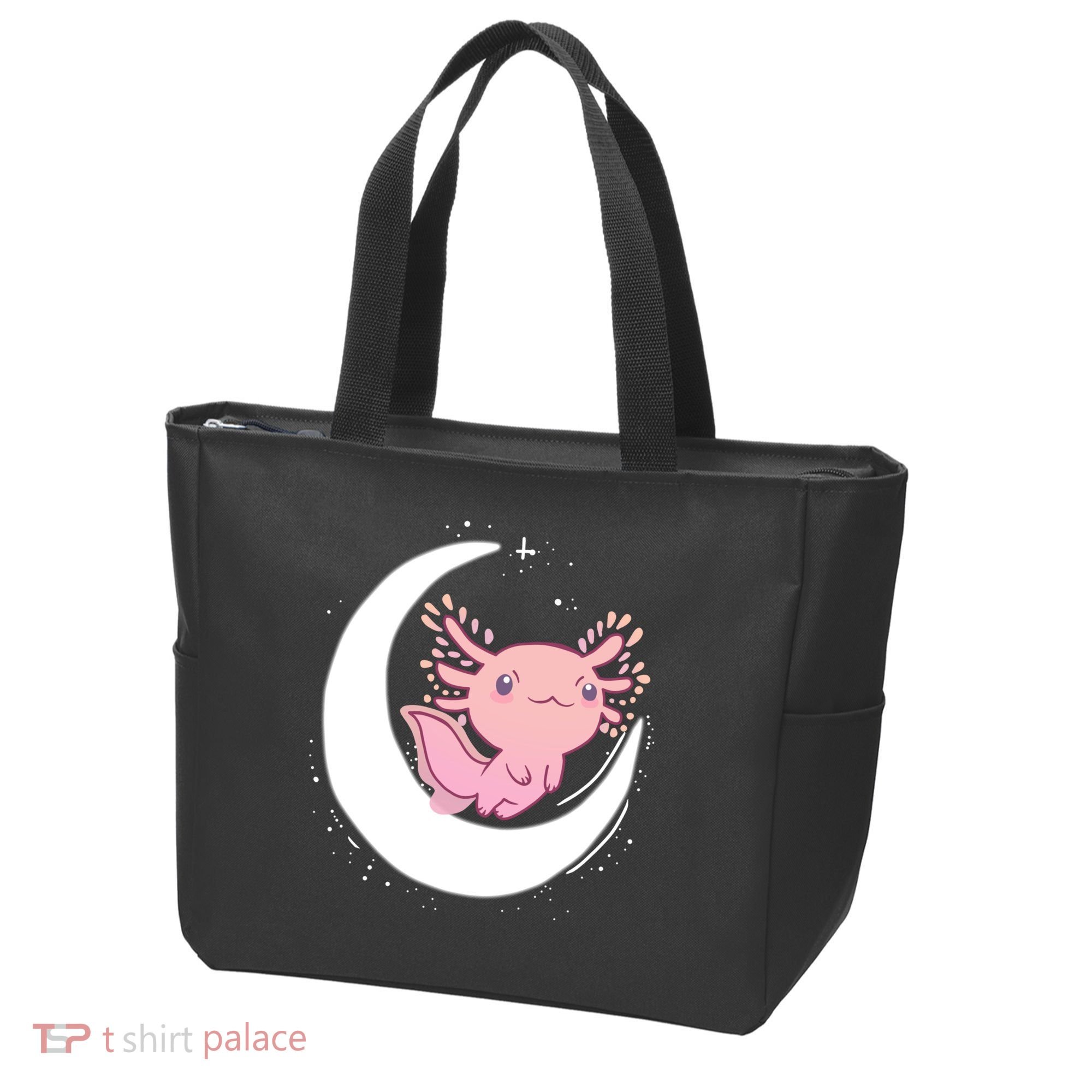 Space Axolotl Tote Bag