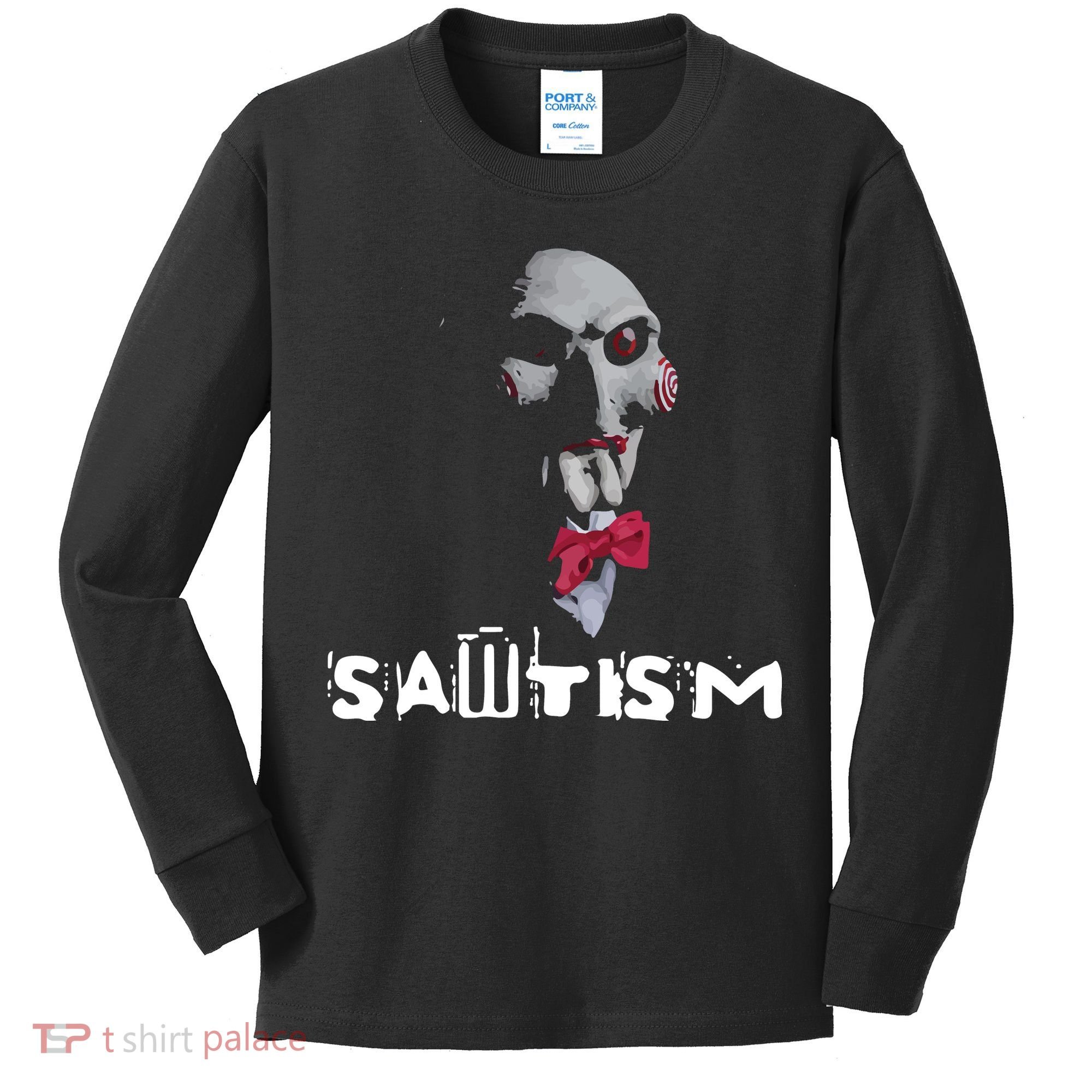 Sawtism Autism Kids Long Sleeve Shirt