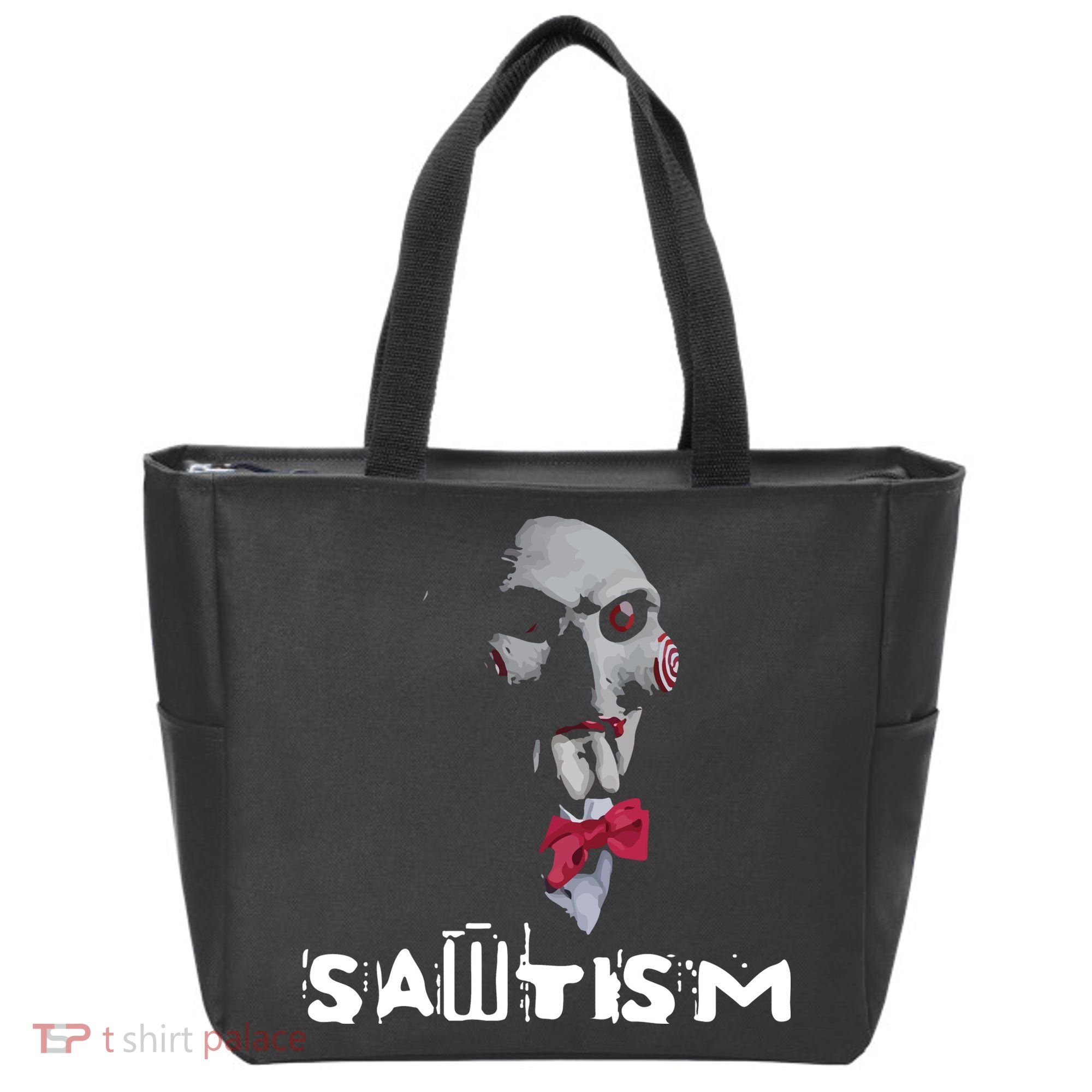 Sawtism Autism Tote Bag