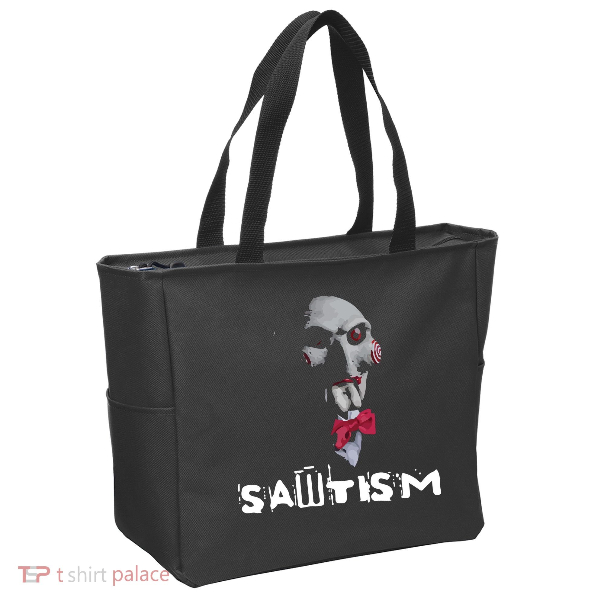 Sawtism Autism Tote Bag