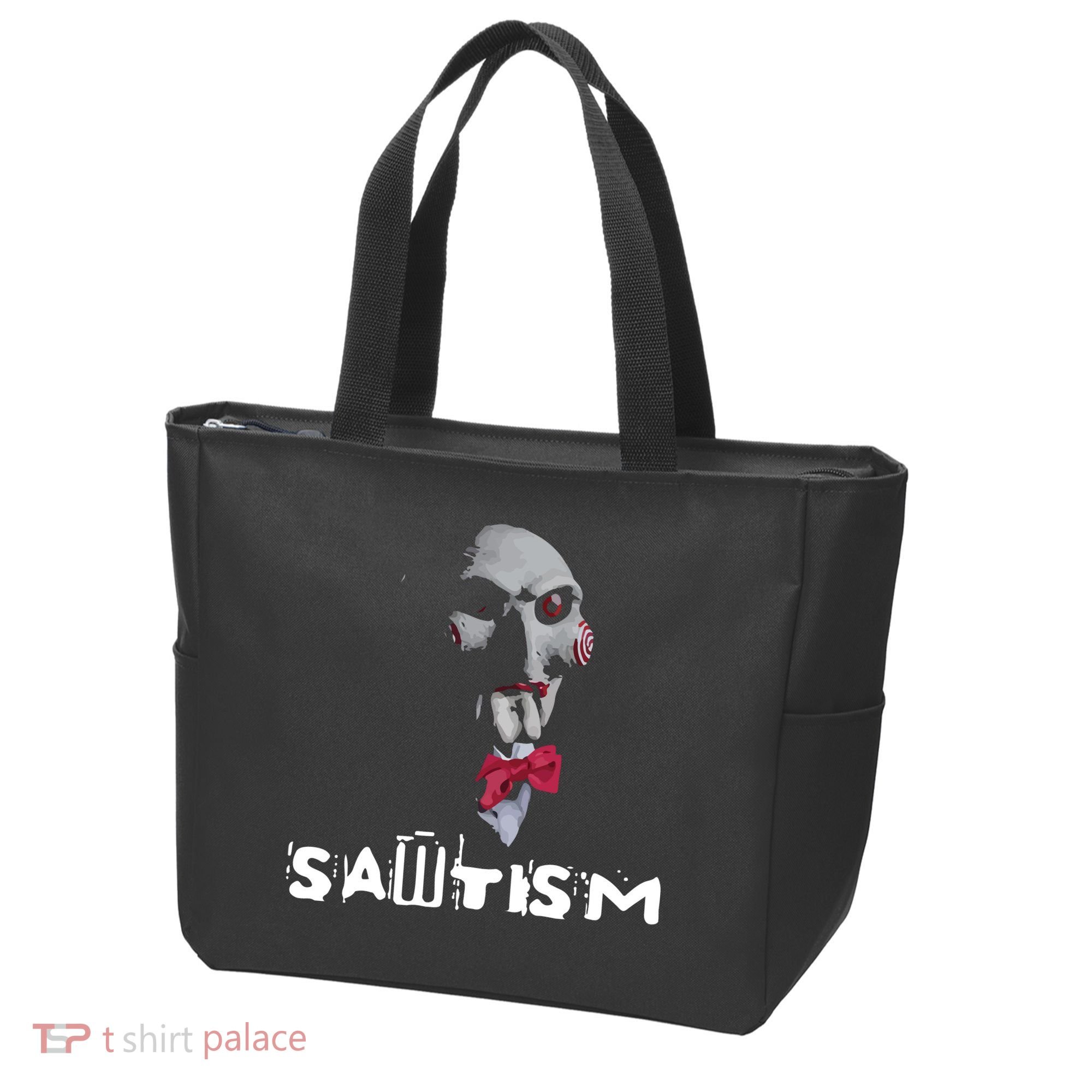 Sawtism Autism Tote Bag