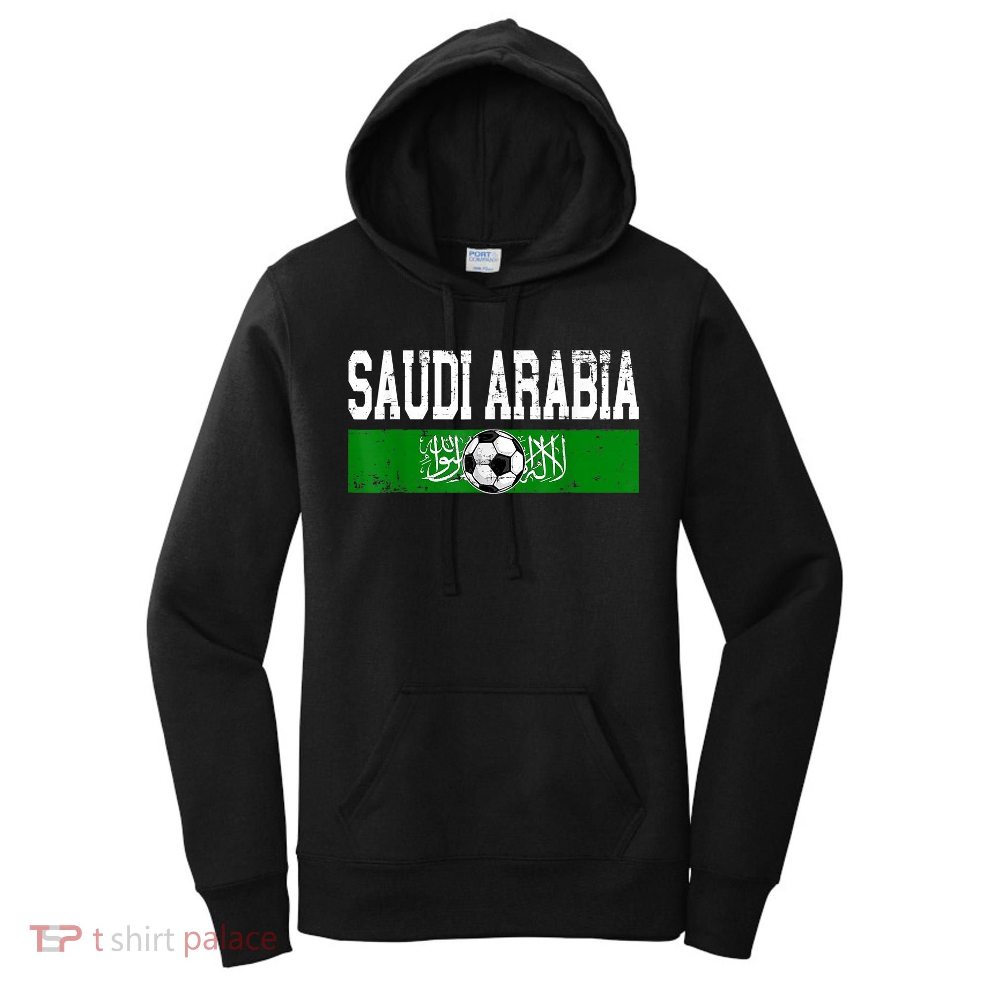 Saudi Arabia Saudis Flag Soccer Jersey Football Lovers Women's Hoodie