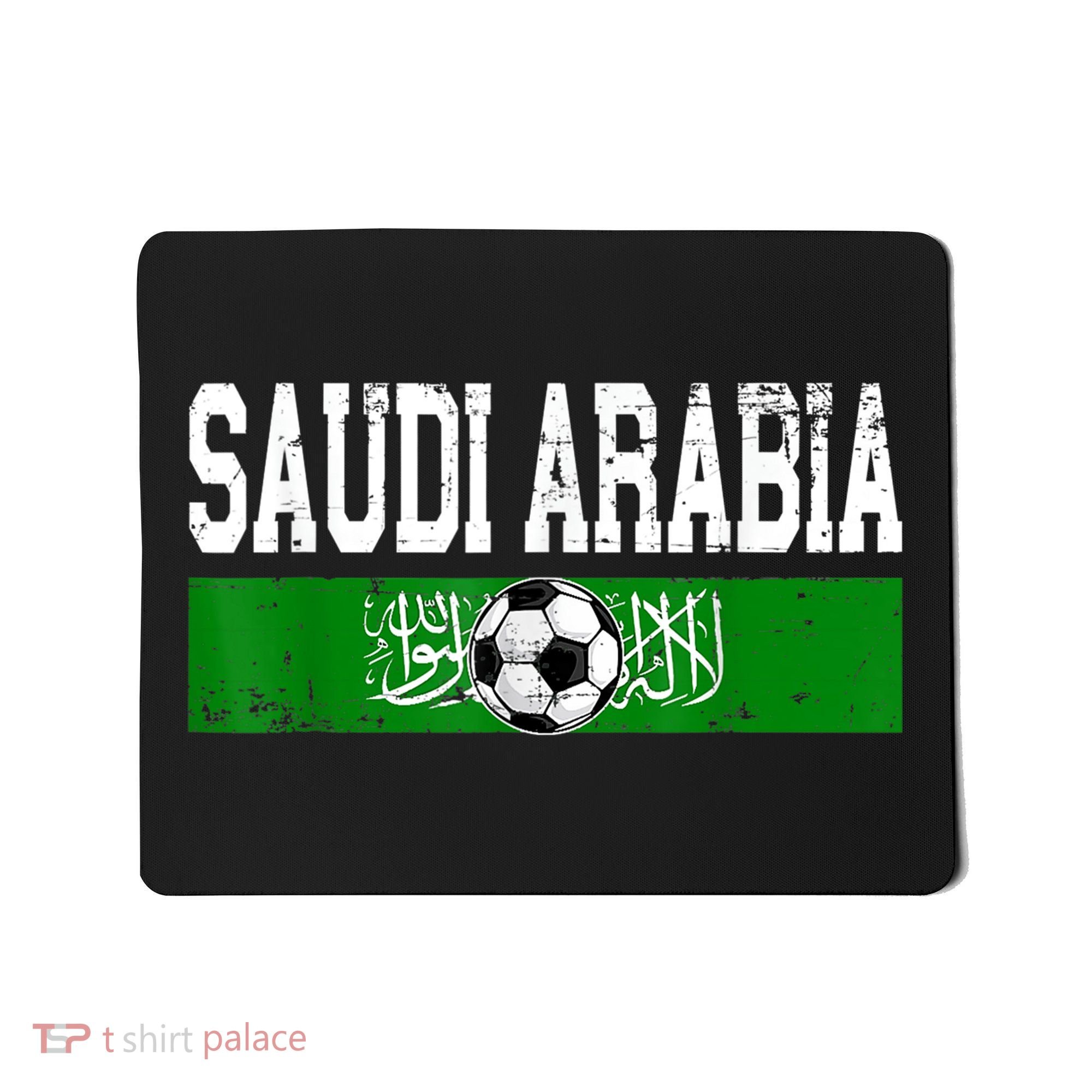 Saudi Arabia Saudis Flag Soccer Jersey Football Lovers Mousepad
