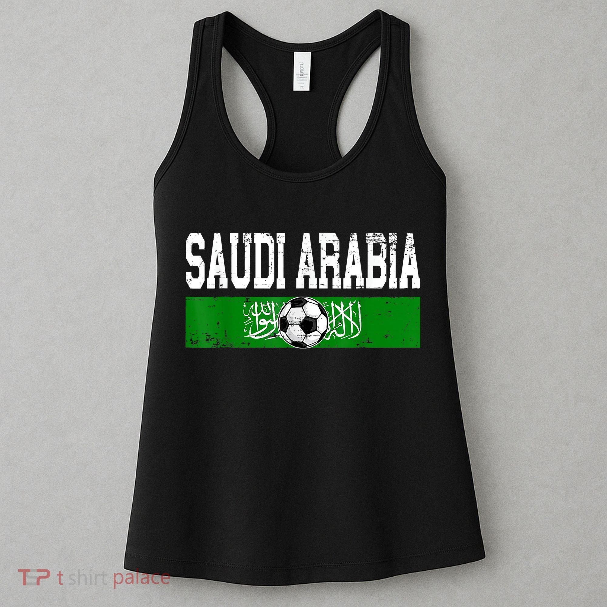 Saudi Arabia Saudis Flag Soccer Jersey Football Lovers Women's Tank Top