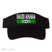 Saudi Arabia Saudis Flag Soccer Jersey Football Lovers Visor thumb 0