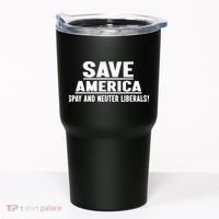 Save America Spay And Neuter Liberals Tumbler thumb 0