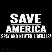 Save America Spay And Neuter Liberals Mousepad thumb 1
