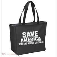 Save America Spay And Neuter Liberals Tote Bag thumb 2