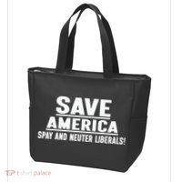 Save America Spay And Neuter Liberals Tote Bag thumb 3
