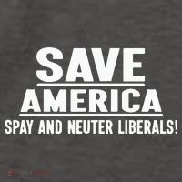 Save America Spay And Neuter Liberals Vector Backpack thumb 2