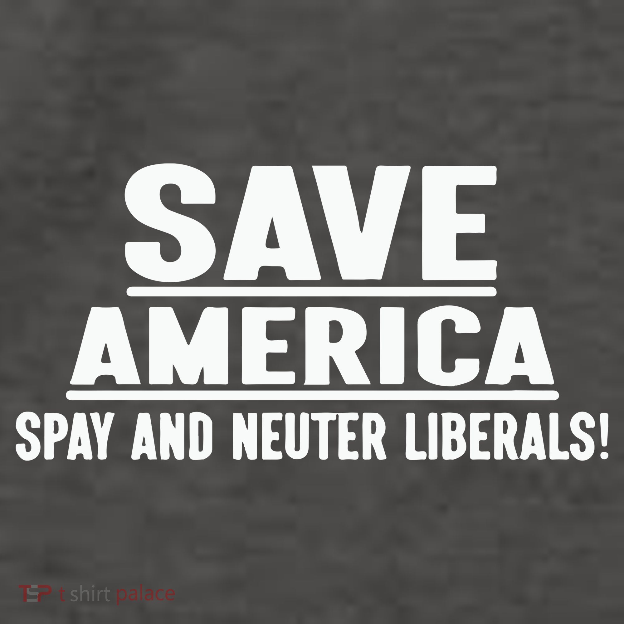 Save America Spay And Neuter Liberals Vector Backpack