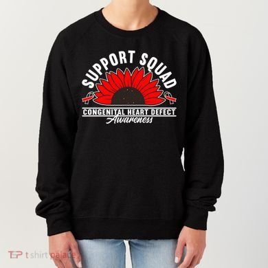 Support Awareness Squad I CHD Congenital Heart Defect Women's Sweatshirt
