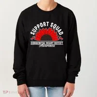 Support Awareness Squad I CHD Congenital Heart Defect Women's Sweatshirt thumb 0