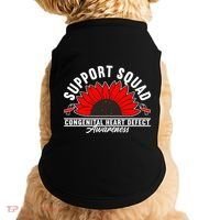 Support Awareness Squad I CHD Congenital Heart Defect Doggie Tank thumb 0