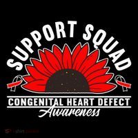 Support Awareness Squad I CHD Congenital Heart Defect Bucket Hat thumb 4