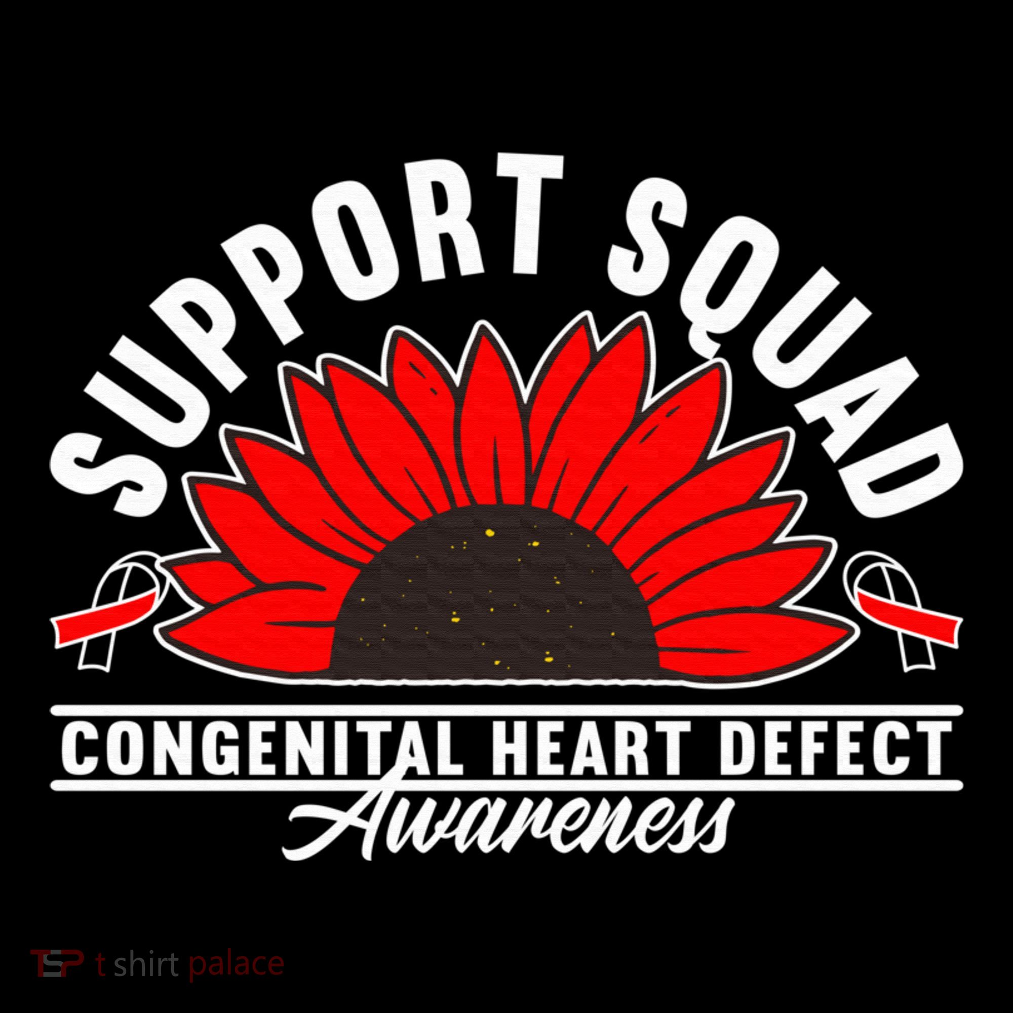 Support Awareness Squad I CHD Congenital Heart Defect Ornament