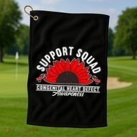 Support Awareness Squad I CHD Congenital Heart Defect Golf Towel thumb 1