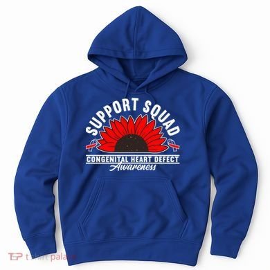 Support Awareness Squad I CHD Congenital Heart Defect Hoodie
