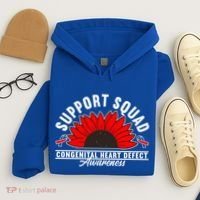 Support Awareness Squad I CHD Congenital Heart Defect Hoodie thumb 4