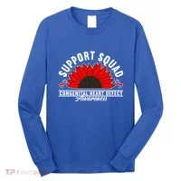 Support Awareness Squad I CHD Congenital Heart Defect Long Sleeve Shirt thumb 0
