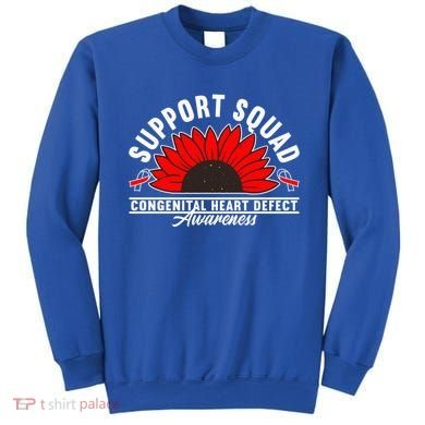 Support Awareness Squad I CHD Congenital Heart Defect Sweatshirt
