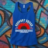 Support Awareness Squad I CHD Congenital Heart Defect Women's Tank Top thumb 3