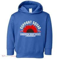 Support Awareness Squad I CHD Congenital Heart Defect Toddler Hoodie thumb 0
