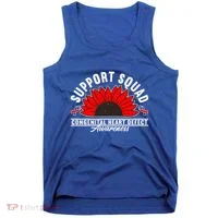 Support Awareness Squad I CHD Congenital Heart Defect Tank Top thumb 0