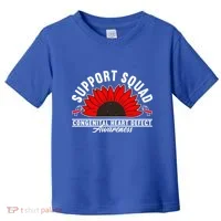 Support Awareness Squad I CHD Congenital Heart Defect Toddler T-Shirt thumb 0