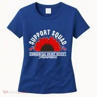 Support Awareness Squad I CHD Congenital Heart Defect Women's T-Shirt thumb 0