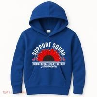 Support Awareness Squad I CHD Congenital Heart Defect Kids Hoodie thumb 0