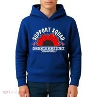 Support Awareness Squad I CHD Congenital Heart Defect Kids Hoodie thumb 4