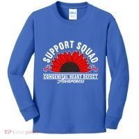 Support Awareness Squad I CHD Congenital Heart Defect Kids Long Sleeve Shirt thumb 0