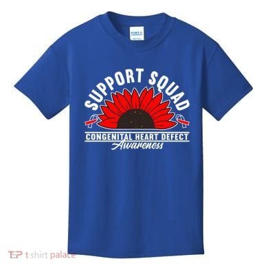 Support Awareness Squad I CHD Congenital Heart Defect Kids T-Shirt