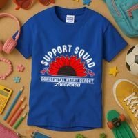 Support Awareness Squad I CHD Congenital Heart Defect Kids T-Shirt thumb 3