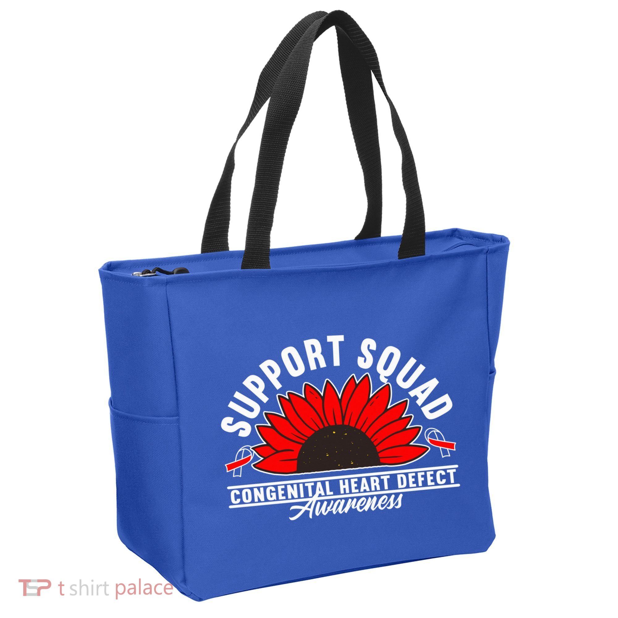 Support Awareness Squad I CHD Congenital Heart Defect Tote Bag
