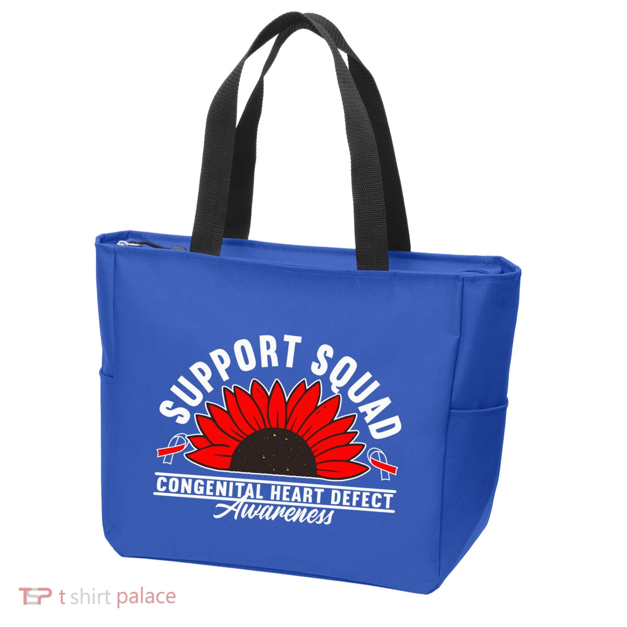 Support Awareness Squad I CHD Congenital Heart Defect Tote Bag
