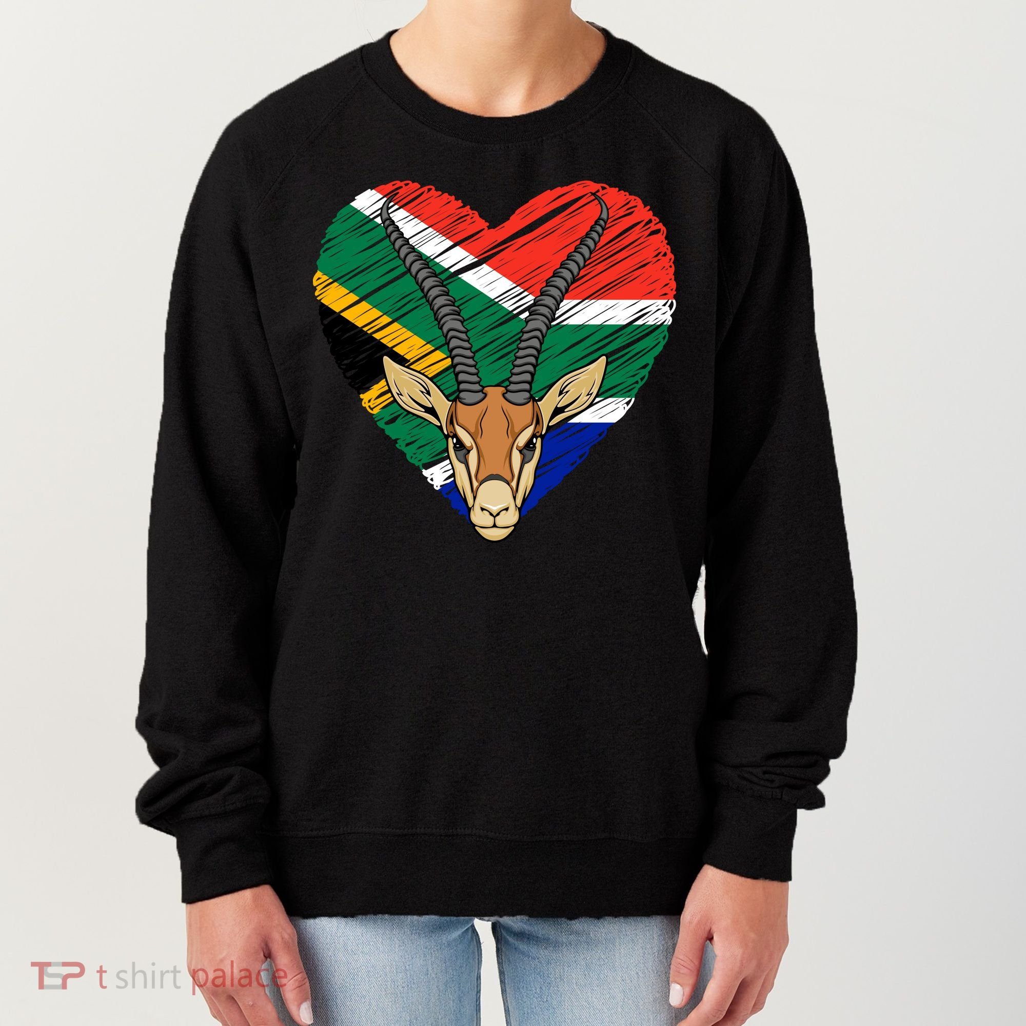 South African Springbok Flag Women's Sweatshirt
