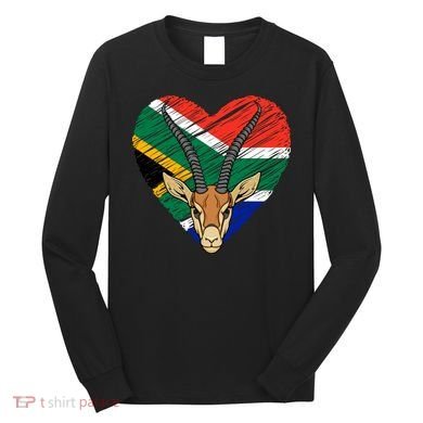 South African Springbok Flag Long Sleeve Shirt