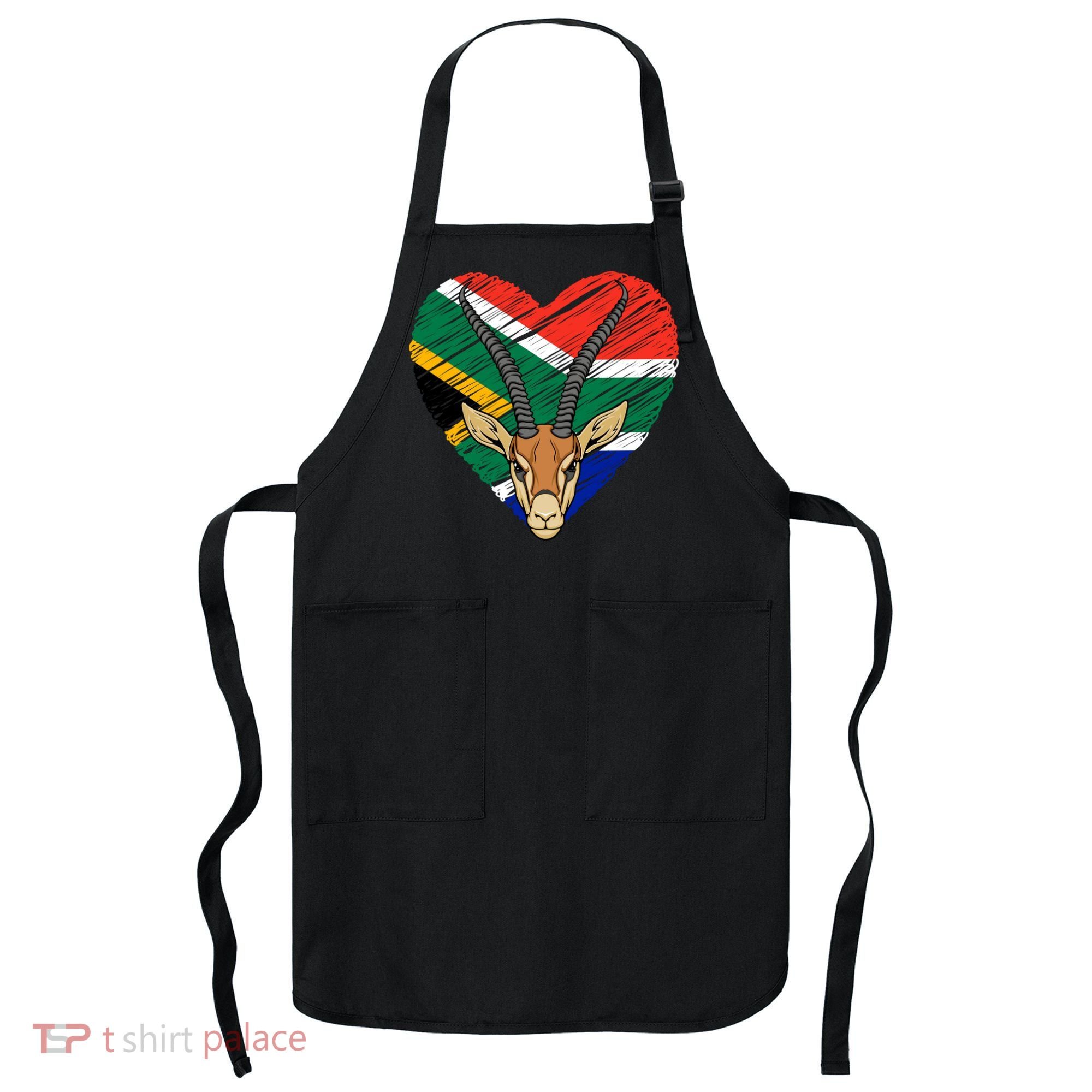 South African Springbok Flag Apron