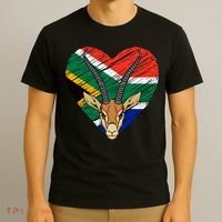 South African Springbok Flag T-Shirt thumb 3