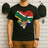 South African Springbok Flag T-Shirt thumb 6