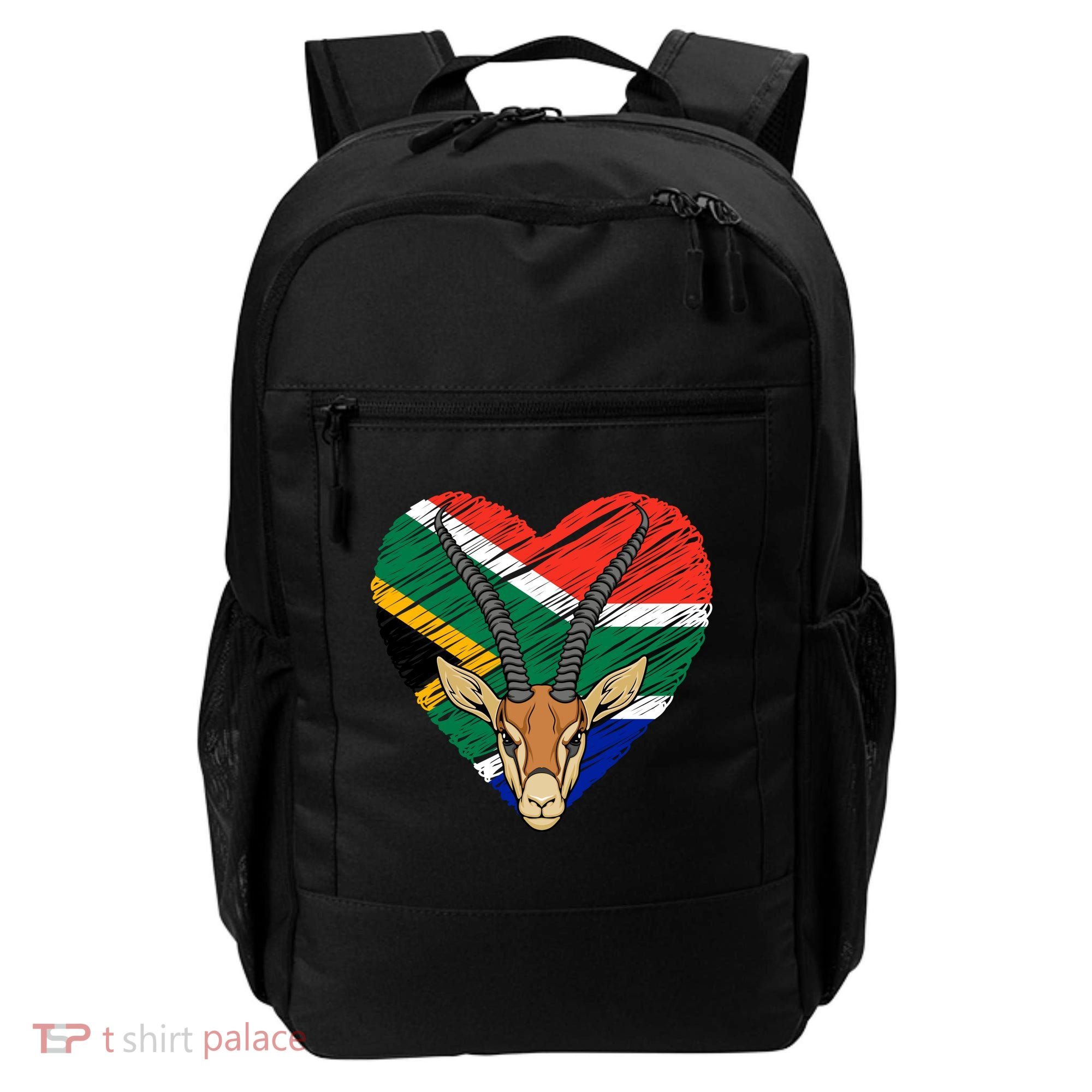 South African Springbok Flag Backpack