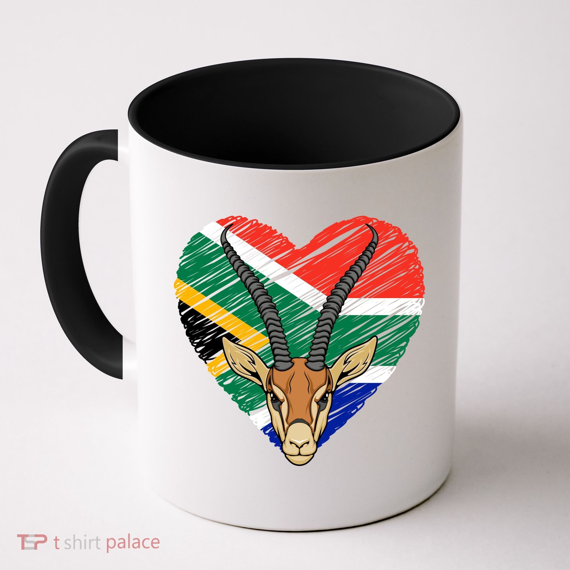 South African Springbok Flag Coffee Mug