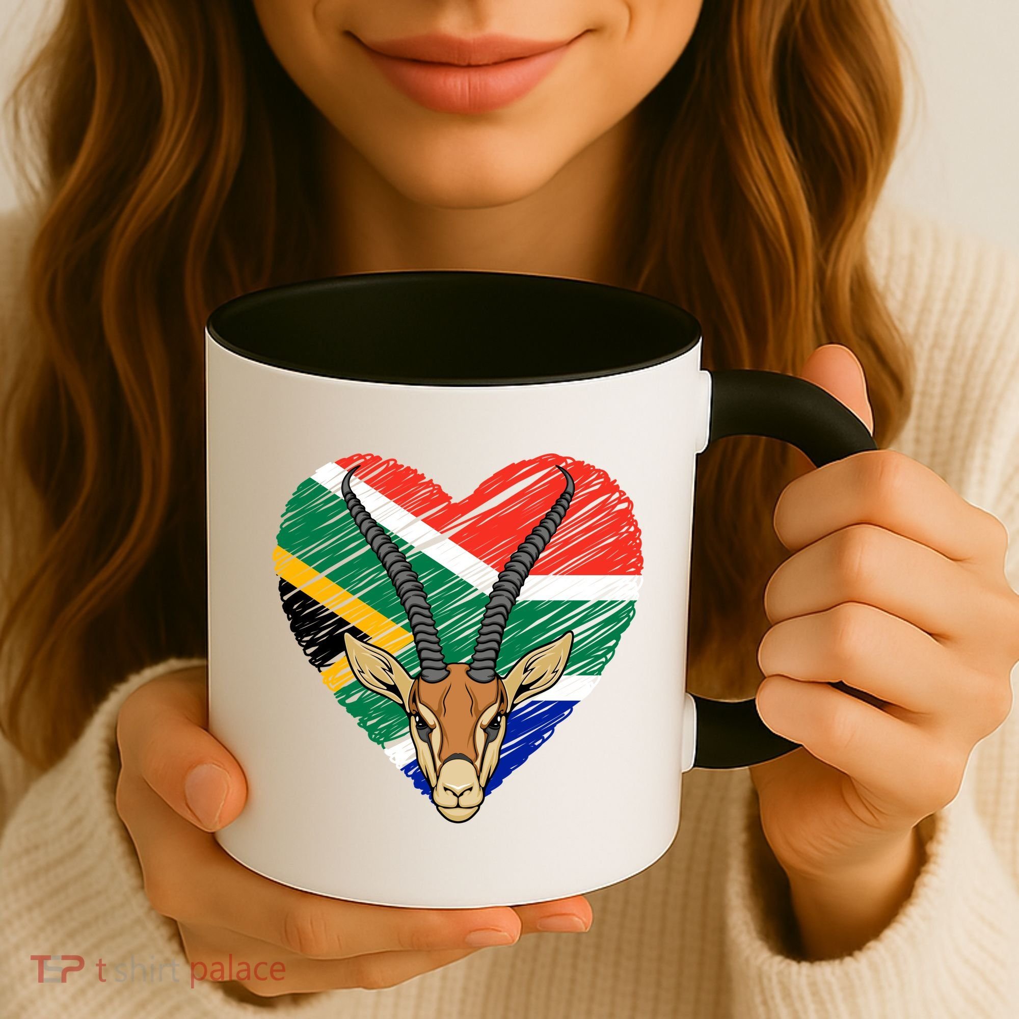 South African Springbok Flag Coffee Mug