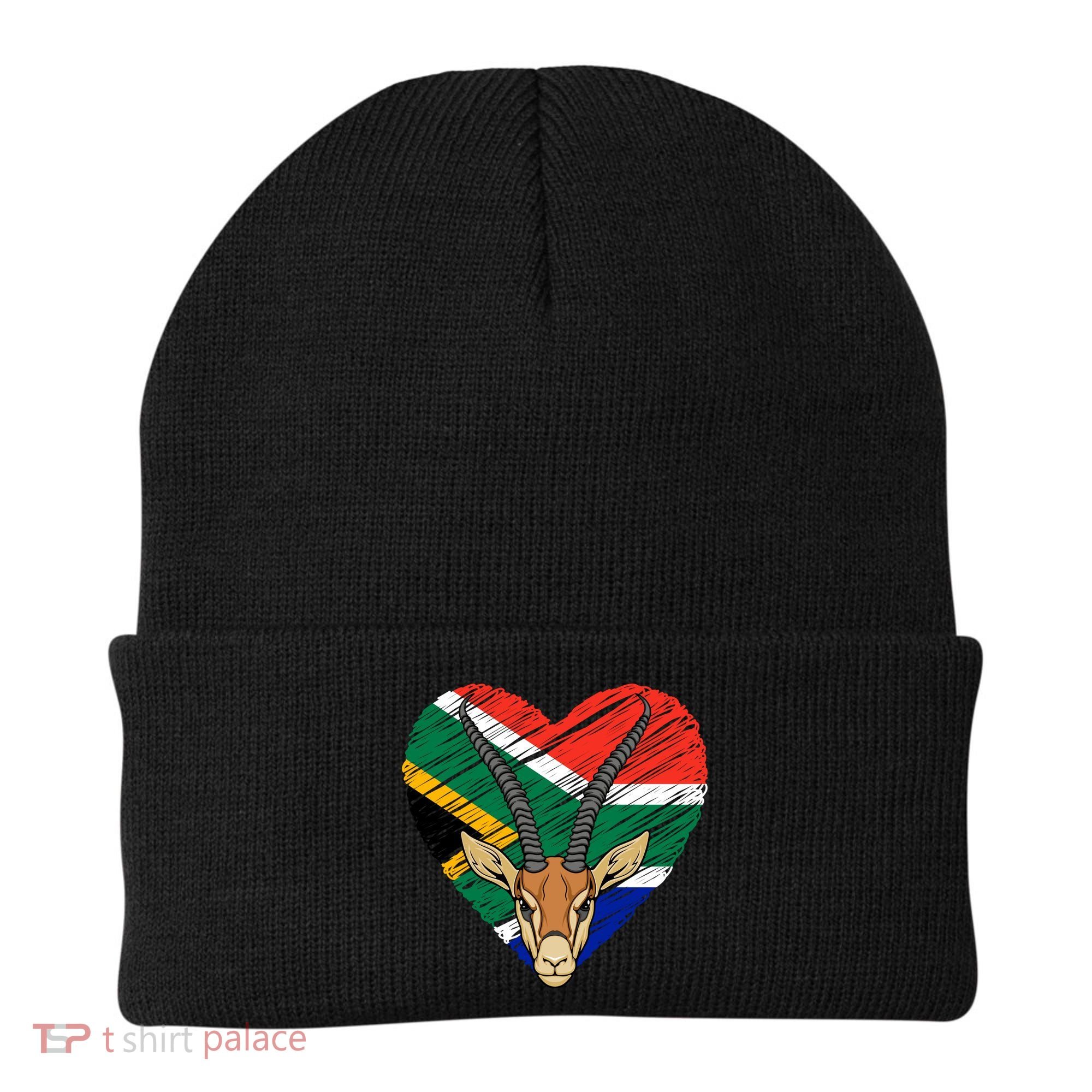 South African Springbok Flag Beanie