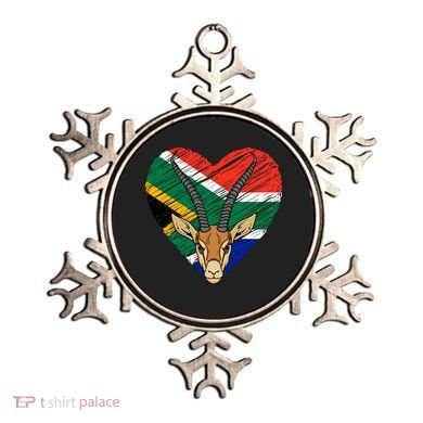 South African Springbok Flag Ornament