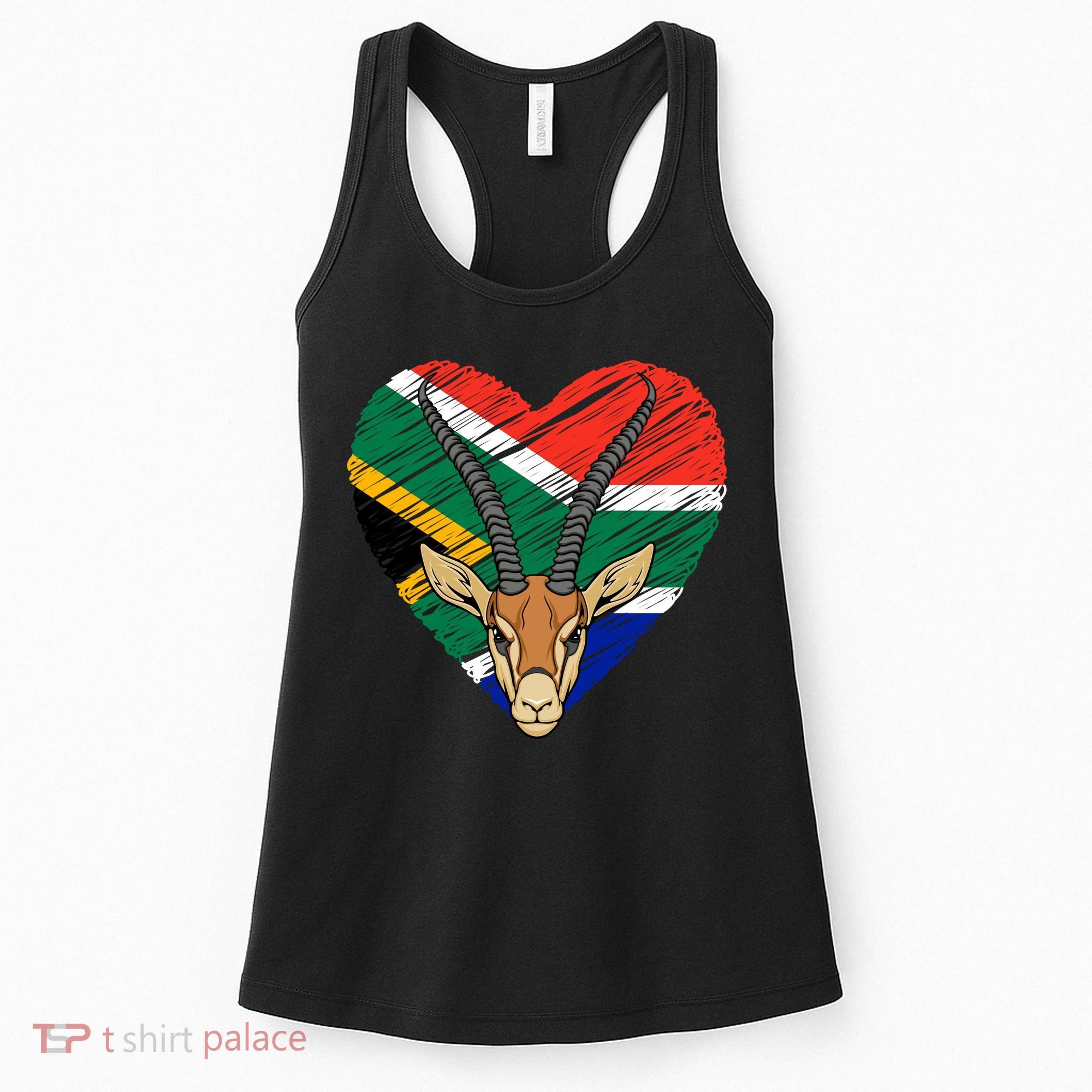 South African Springbok Flag Women's Tank Top