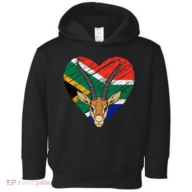 South African Springbok Flag Toddler Hoodie
